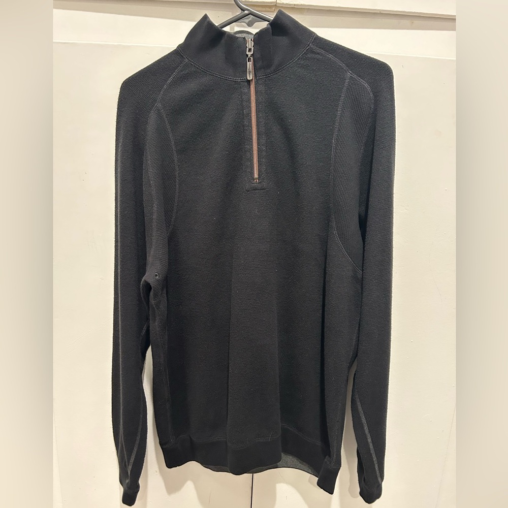 TOMMY BAHAMA MEN’S 1/4 ZIP SWEATSHIRT‎ COTTON  Size Small